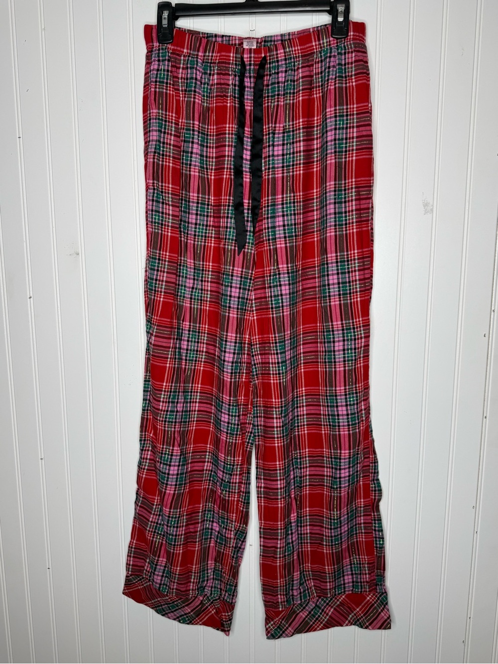 Victoria’s Secret Roomy Sleep Flannel Pajama Pants Size Small